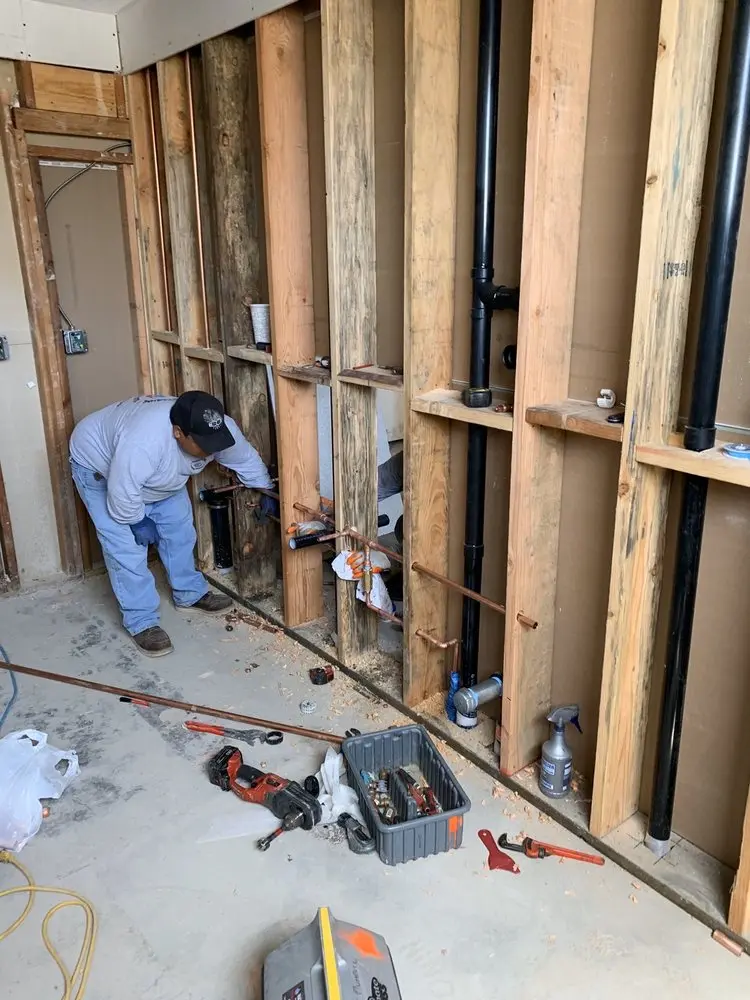 Commercial rough-in plumbing for Trenchless Sewer Repair in Bettendorf